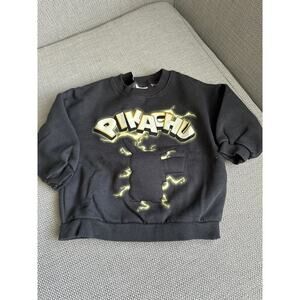 Zara PIKACHU POKÉMON‎ SWEATSHIRT size 9-12 months